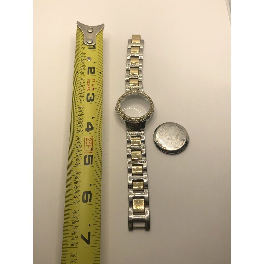 Fossil Watch Parts Case 28mm W/Crystal Full Band 14mm W/Clasp Links ES3503 GY267
